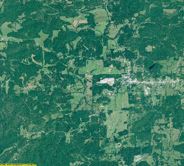 Izard County, Arkansas aerial photography