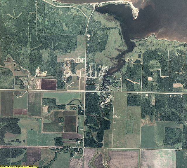 Lake of the Woods County, Minnesota aerial photography
