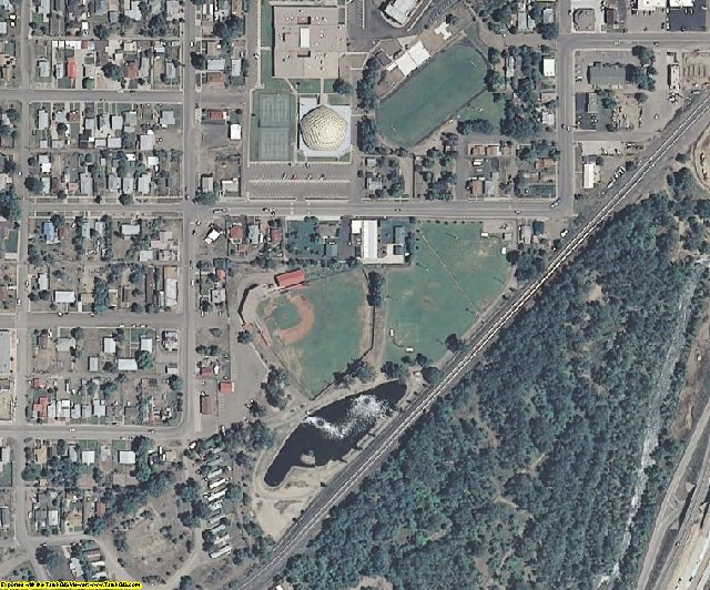 Las Animas County, CO aerial photography detail