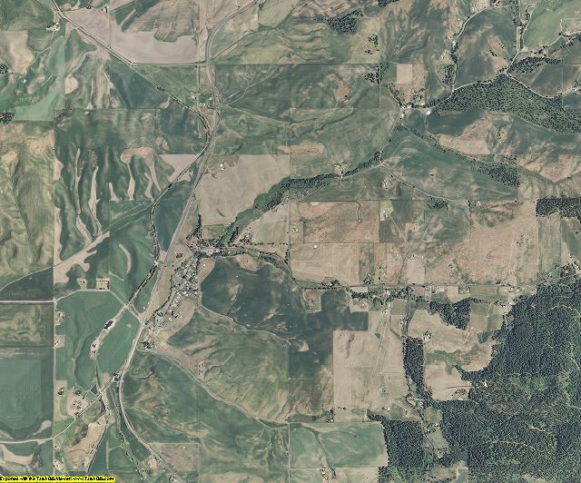 Latah County, Idaho aerial photography