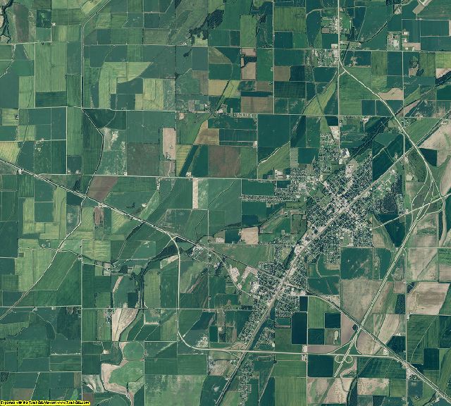 Lawrence County, Arkansas aerial photography