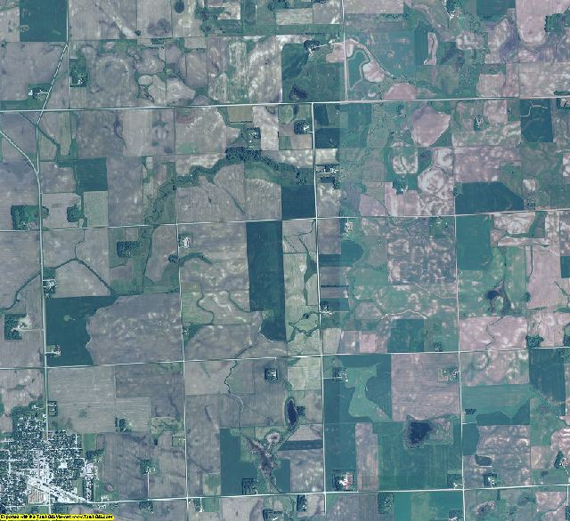 Lincoln County, Minnesota aerial photography