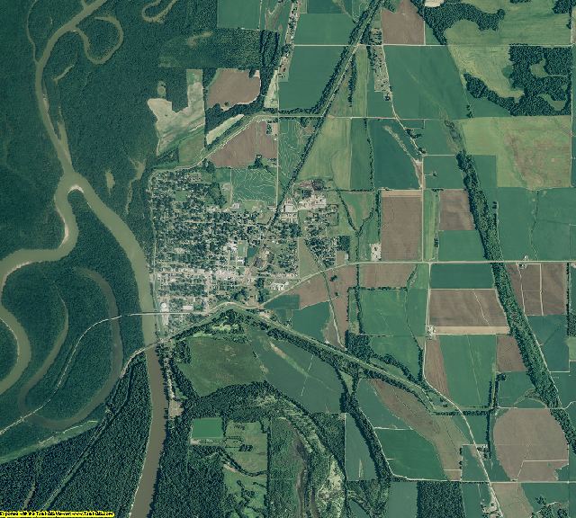 Monroe County, Arkansas aerial photography