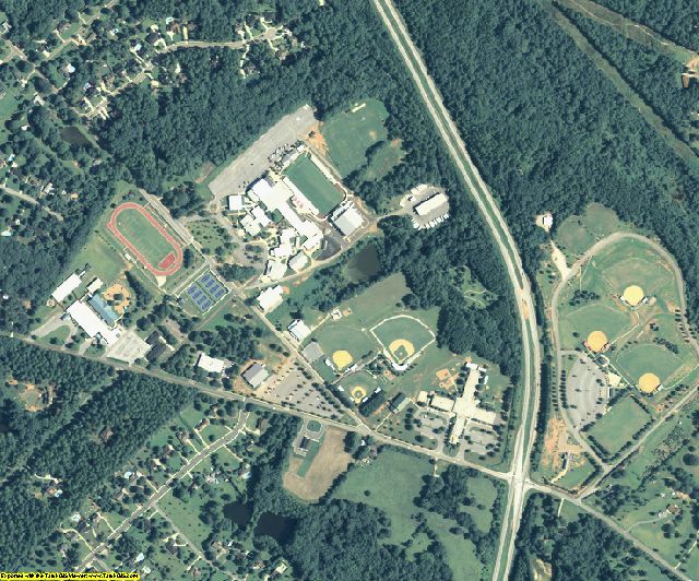 Morgan County, GA aerial photography detail