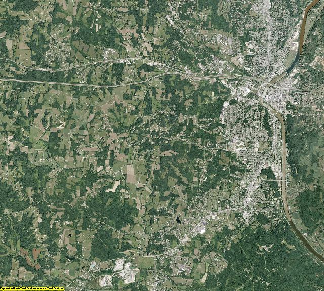 Muskingum County, Ohio aerial photography