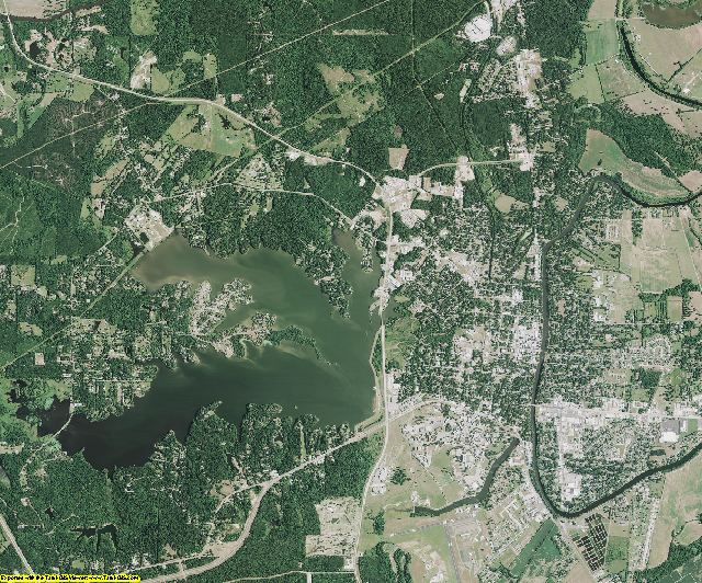 Natchitoches County, Louisiana aerial photography