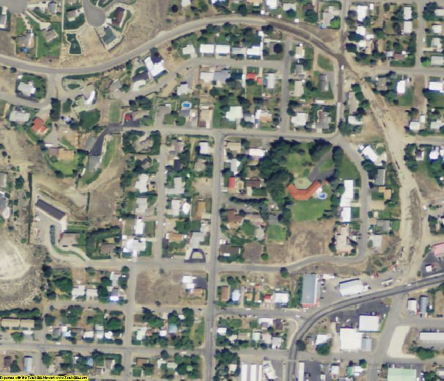 Okanogan County, WA aerial photography detail
