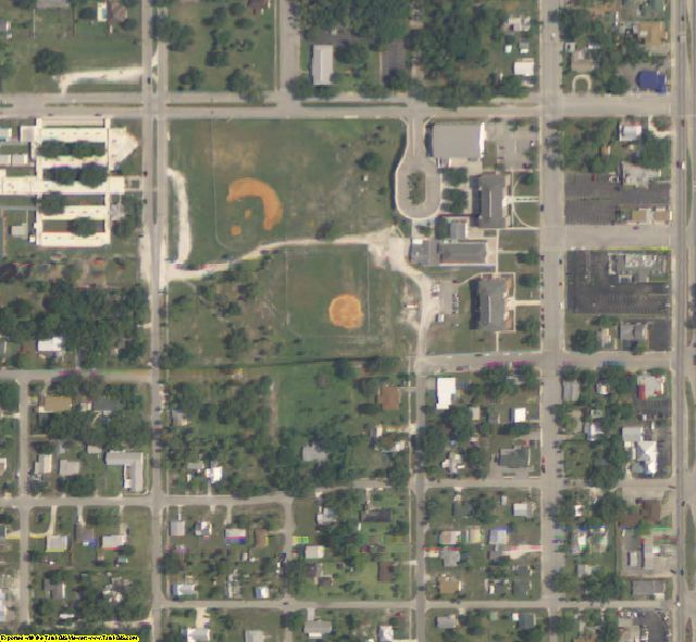 Okeechobee County, FL aerial photography detail