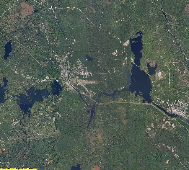 Penobscot County, Maine aerial photography