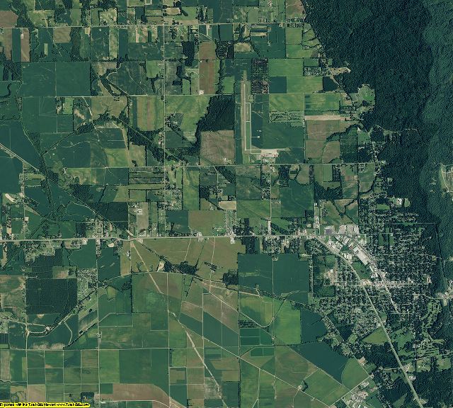 Phillips County, Arkansas aerial photography