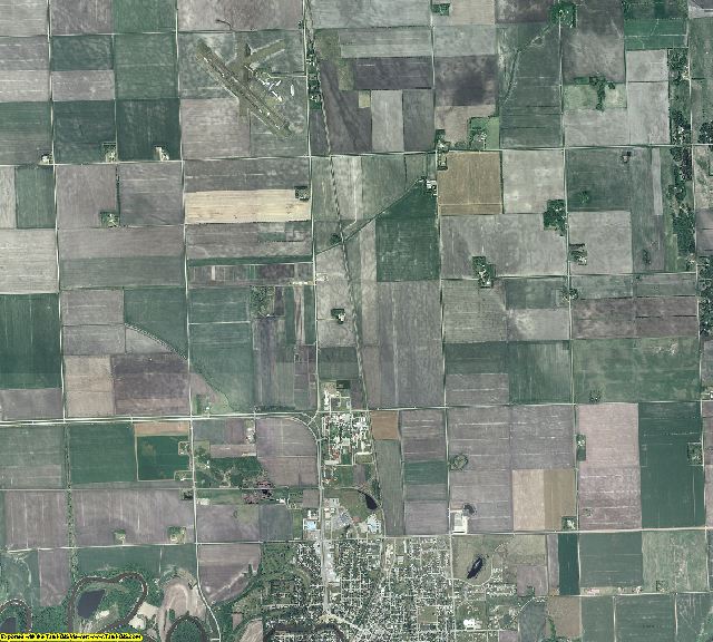 Polk County, Minnesota aerial photography
