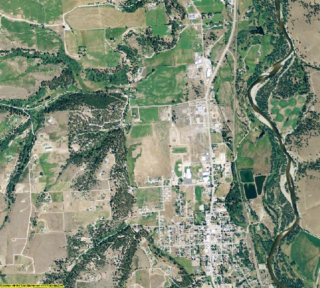 Ravalli County, Montana aerial photography