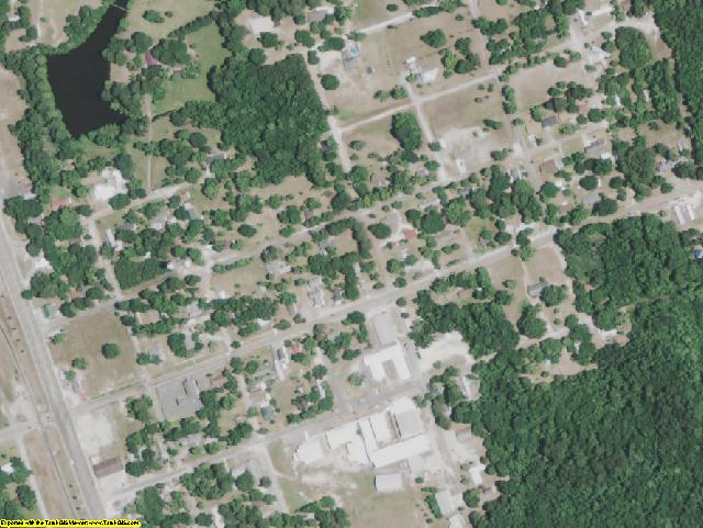 Sabine County, LA aerial photography detail