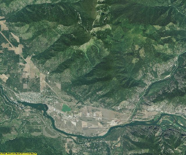 Sanders County, Montana aerial photography