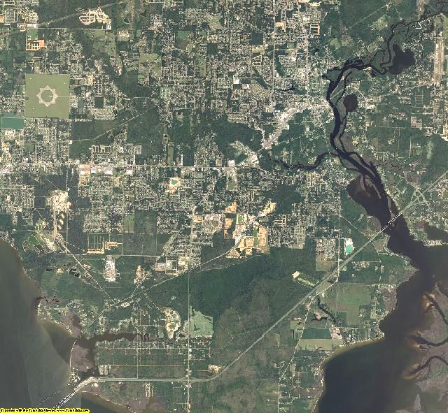Santa Rosa County, Florida aerial photography