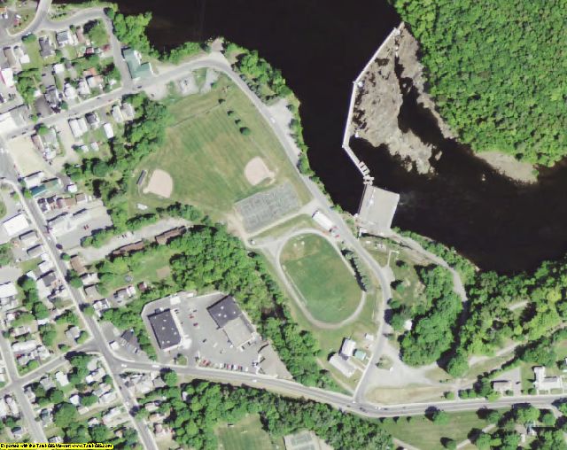 Saratoga County, NY aerial photography detail