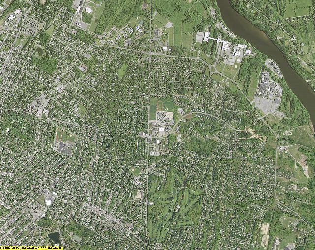 Schenectady County, New York aerial photography