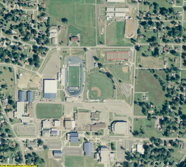 Sebastian County, AR aerial photography detail