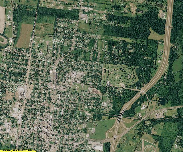 St. Landry County, Louisiana aerial photography