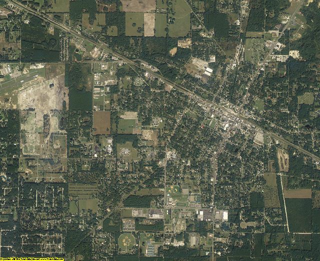 Suwannee County, Florida aerial photography