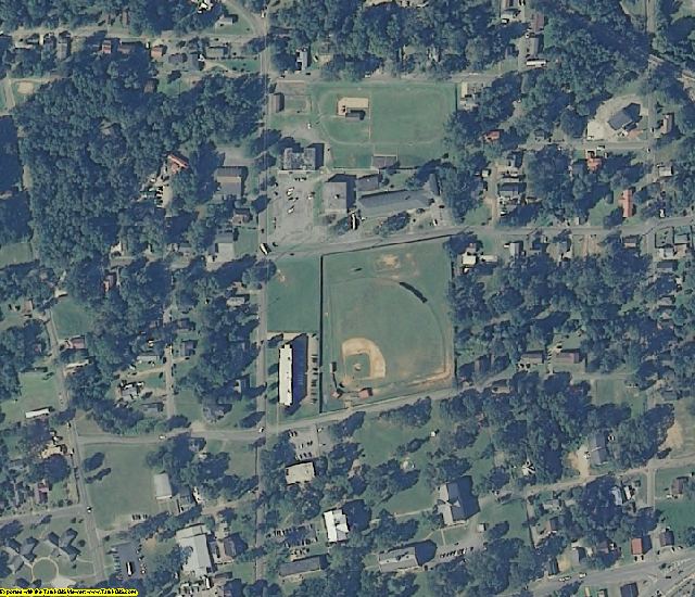 Talladega County, AL aerial photography detail