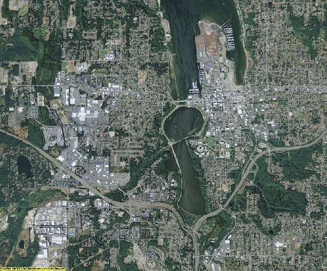 Thurston County, Washington aerial photography