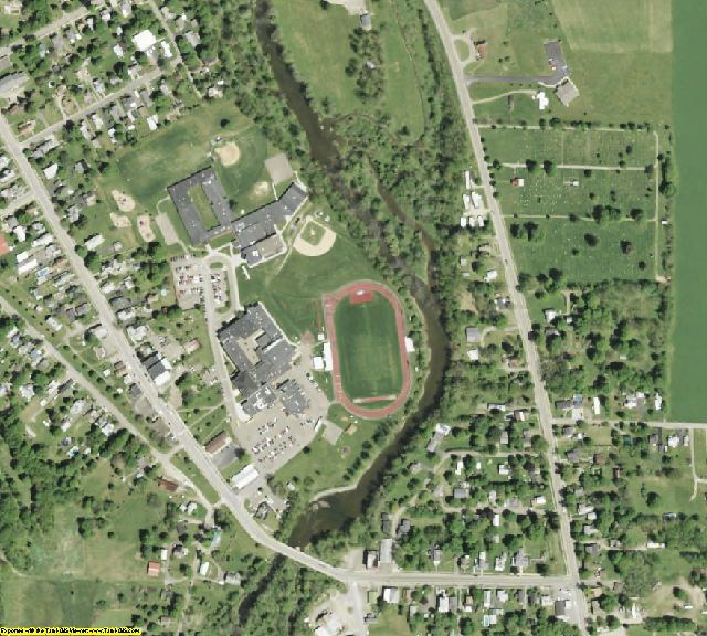 Tioga County, NY aerial photography detail