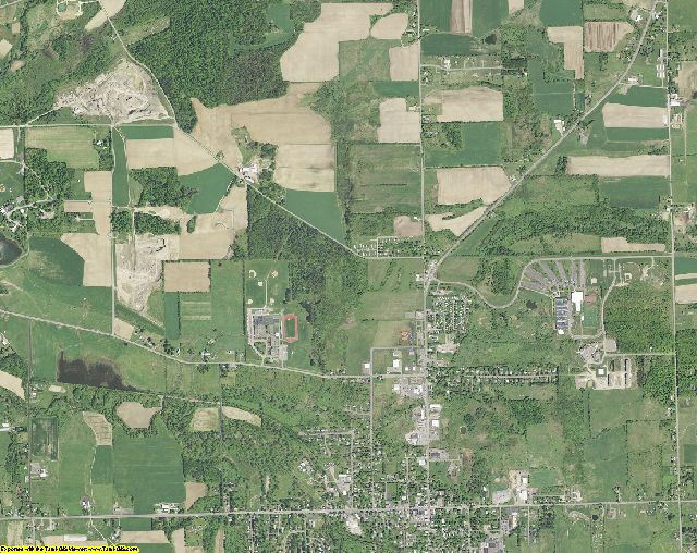 Tompkins County, New York aerial photography