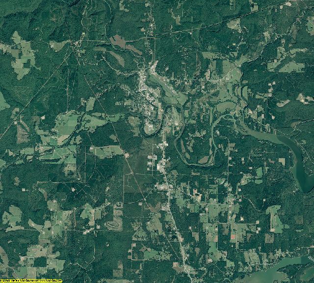Van Buren County, Arkansas aerial photography