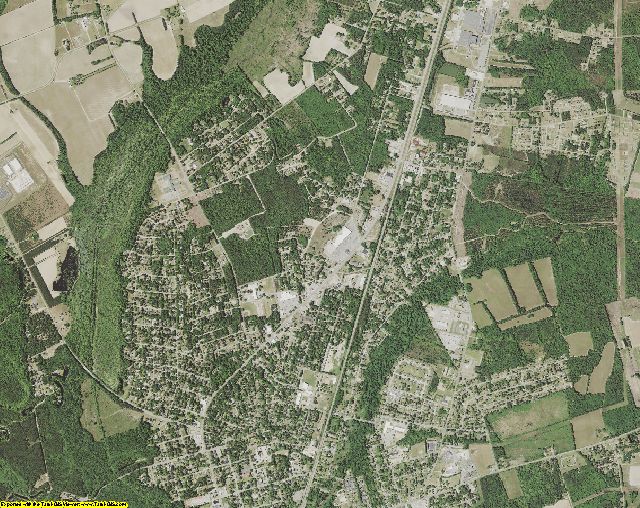 Williamsburg County, South Carolina aerial photography