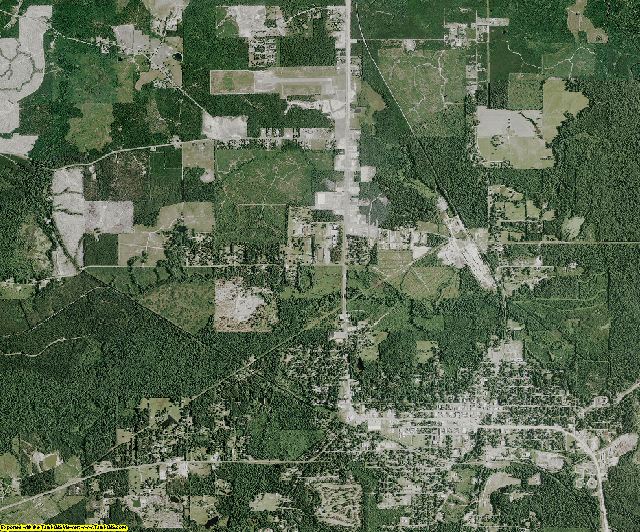 Winn County, Louisiana aerial photography