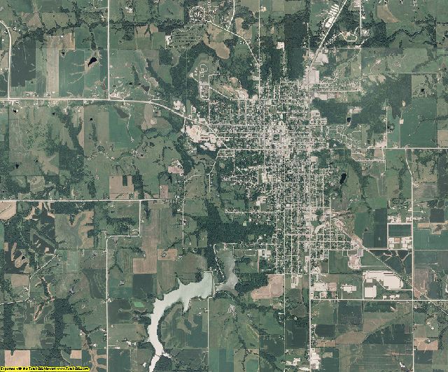 Appanoose County, Iowa aerial photography