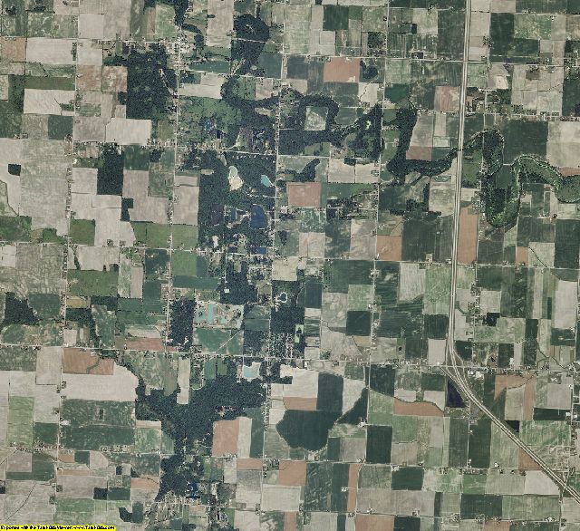 Bay County, Michigan aerial photography