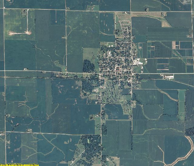 Benton County, Indiana aerial photography