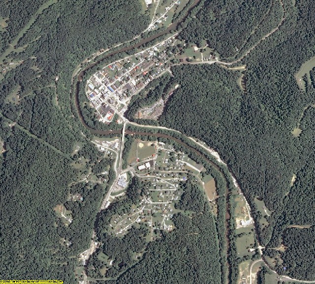 Calhoun County, West Virginia aerial photography