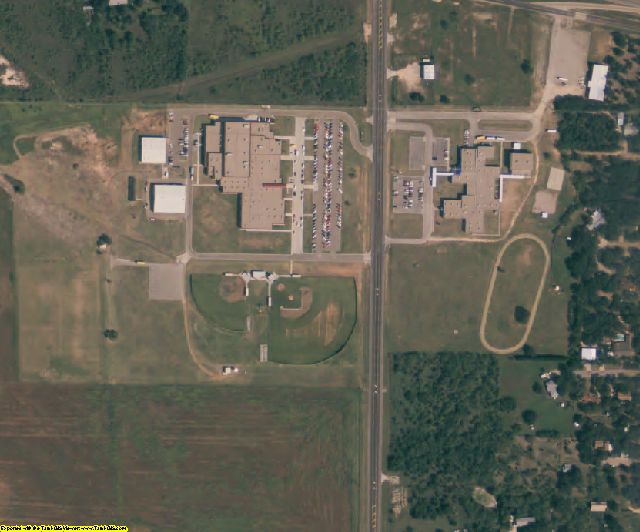 Callahan County, TX aerial photography detail