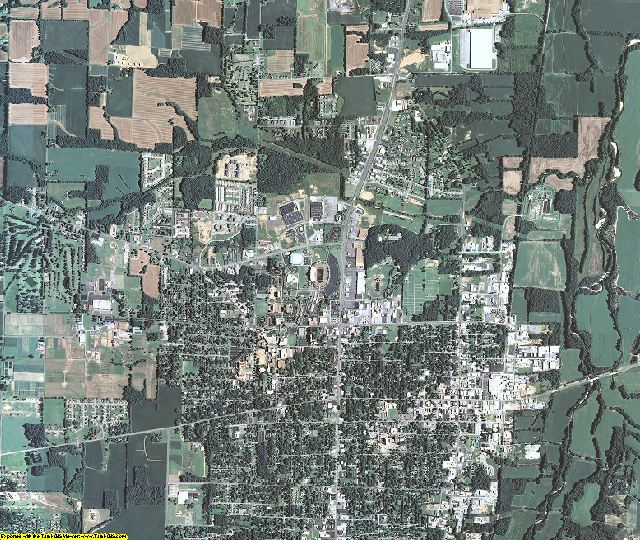 Calloway County, Kentucky aerial photography