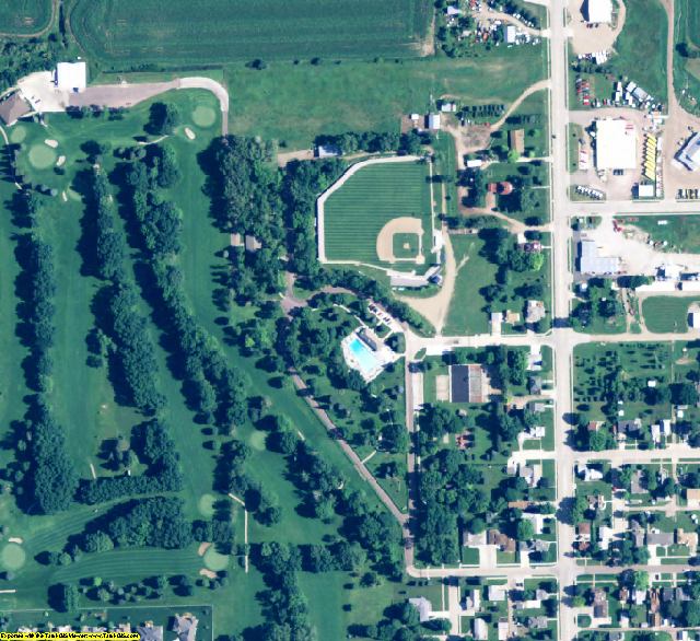Cedar County, NE aerial photography detail