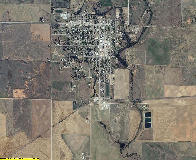 Clark County, Kansas aerial photography