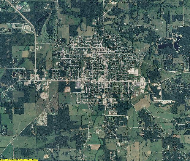 Dent County, Missouri aerial photography