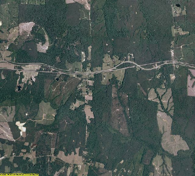 Dinwiddie County, Virginia aerial photography