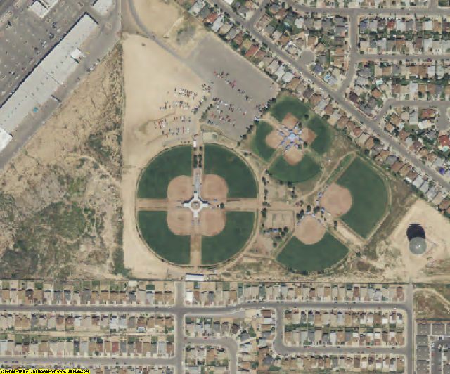 El Paso County, TX aerial photography detail