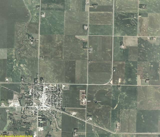 Emmet County, Iowa aerial photography