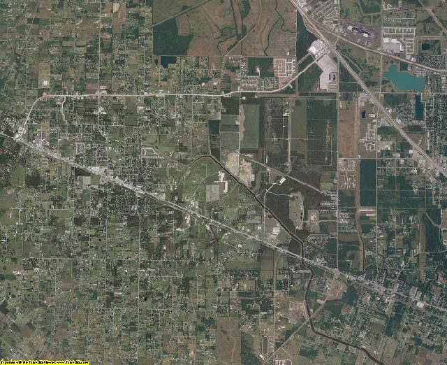 Galveston County, Texas aerial photography