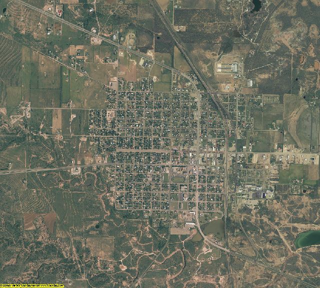Garza County, Texas aerial photography