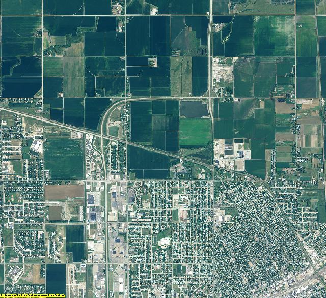 Hall County, Nebraska aerial photography