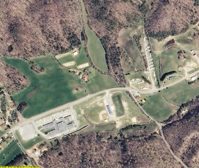Hancock County, TN aerial photography detail
