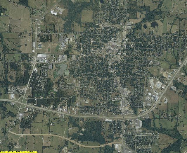 Hopkins County, Texas aerial photography