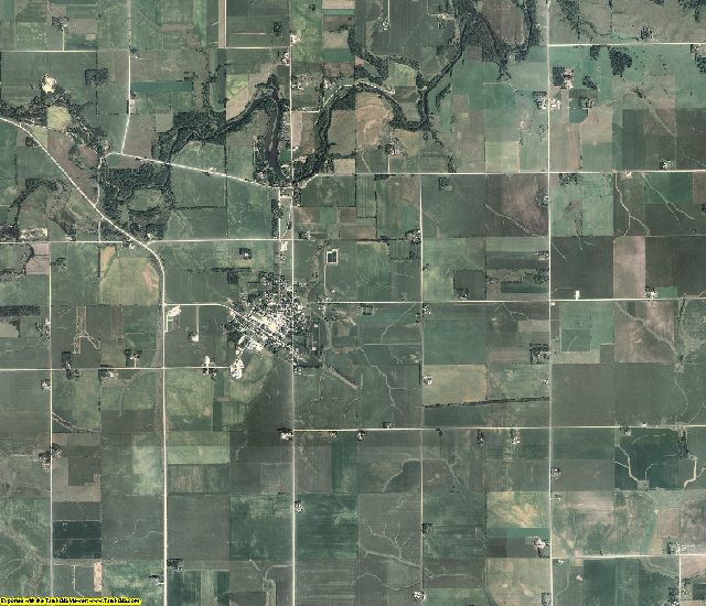 Howard County, Iowa aerial photography