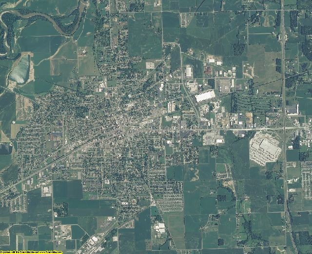 Jackson County, Indiana aerial photography